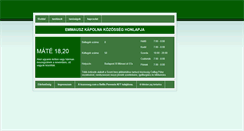 Desktop Screenshot of emmauszkapolna.kozosseg.com