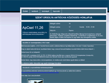 Tablet Screenshot of antiochia-sopron.kozosseg.com